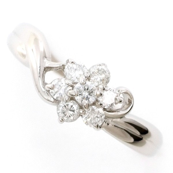 PT850 プラチナ リング 指輪 12号 ダイヤ 0.29 総重量約2.8g ジュエリー 中古