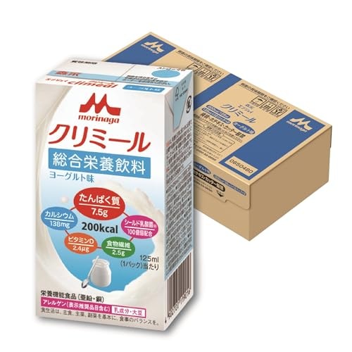 森永 栄養補助飲料 エンジョイ ヨーグルト味 125ml×24本 高カロリー エネルギー