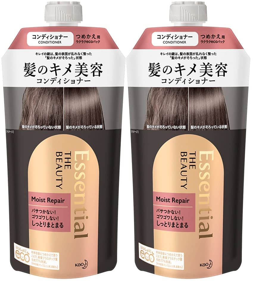 エッセンシャル 【まとめ買い】花王 ザビューティ 髪のキメ美容コンディショナー モイストリペア 詰替