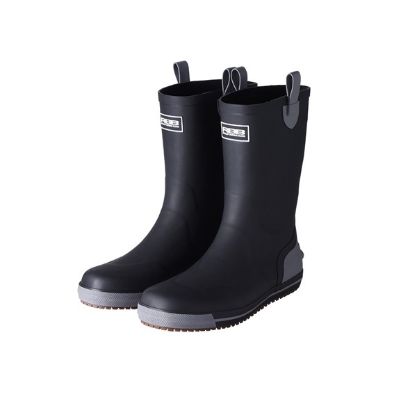 双進 7776 RBB ボートゲームブーツロング BLK×グレー 2XL