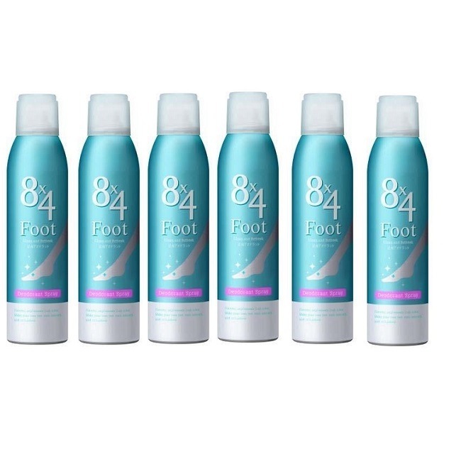 【6セット】 8×4 フットスプレー 135g 足 臭い ニオイ 夏 足指 消臭 防臭 緑茶 女性 スプレー 花王 KAO 医薬部外品