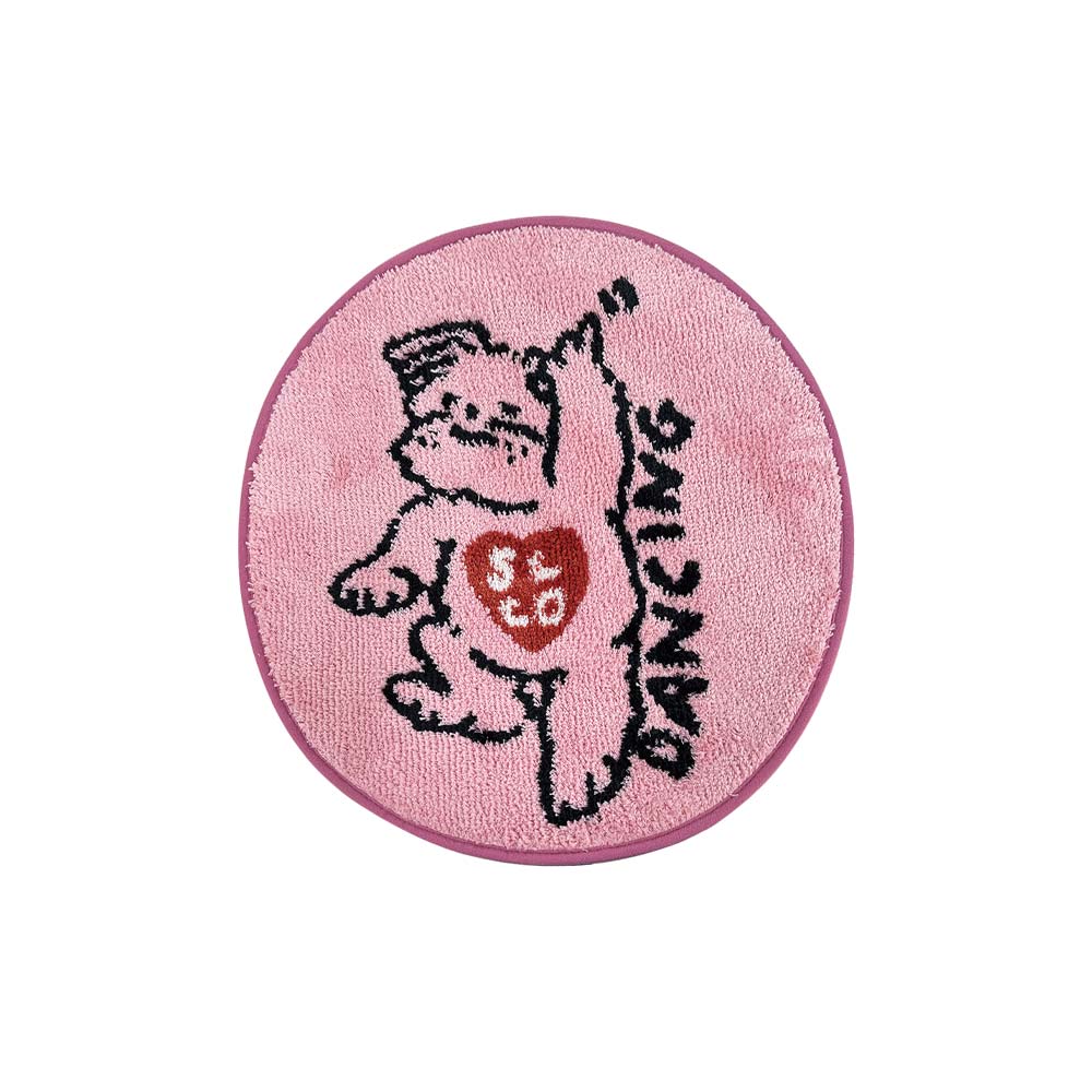 SLCO ROUND DOG FOOT MAT_ [PINK]