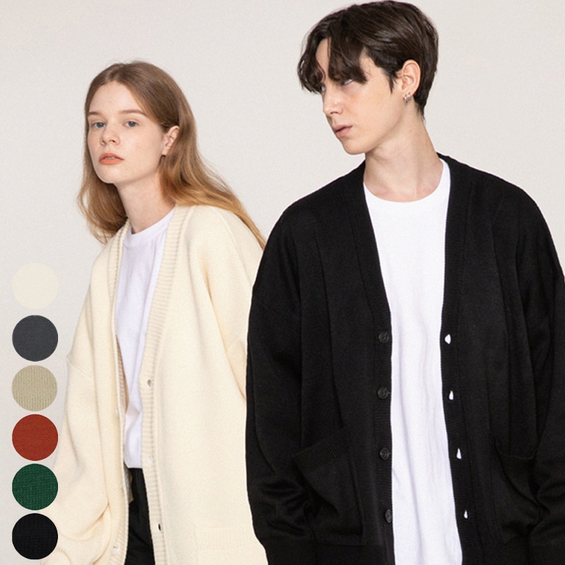 [UNISEX]Basic knit cardigan_6color