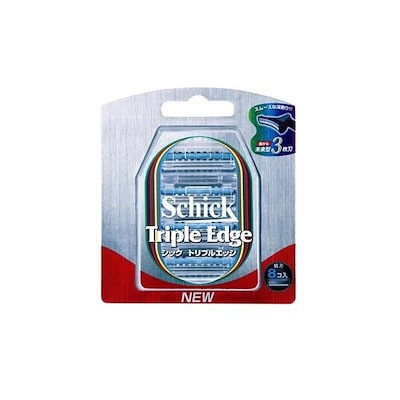 【７個】シック Schick トリプルエッジ替刃 8コ入り Qoo10] 【即納】シック Schick トリプルエ : メンズビューティー