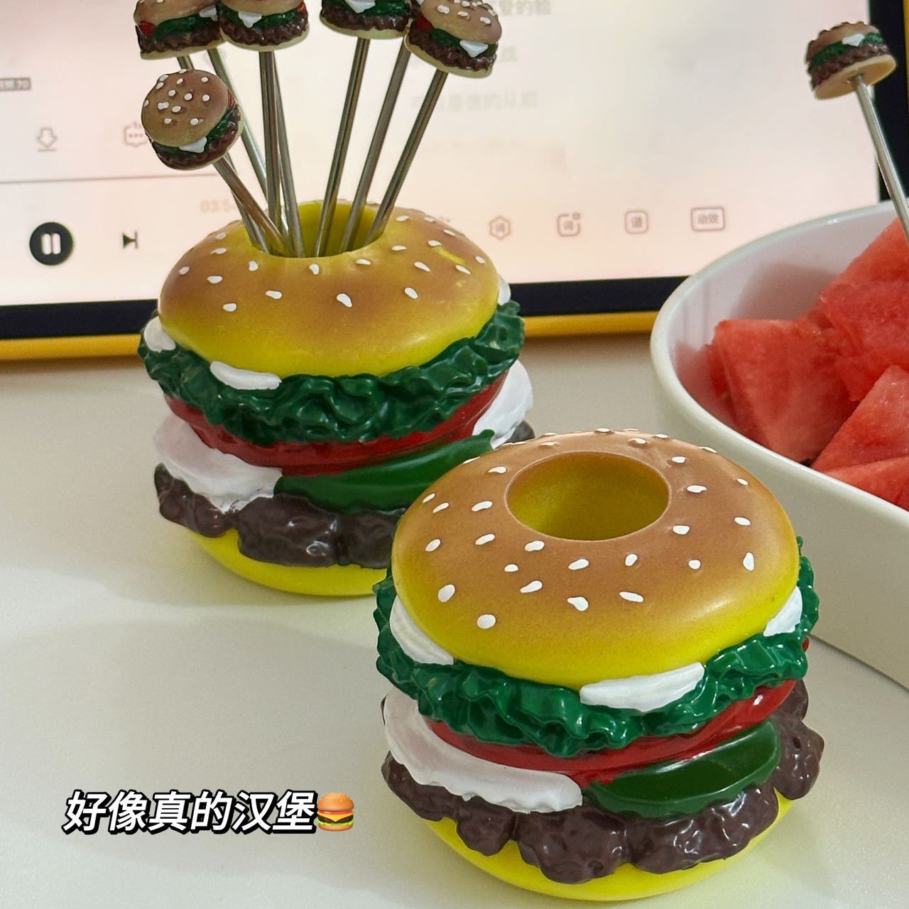 【20点セット】【送料無料】フルーツフォークステンレスハンブルクの造形家庭用子供かわいいフルーツラベルケーキおやつフォーク