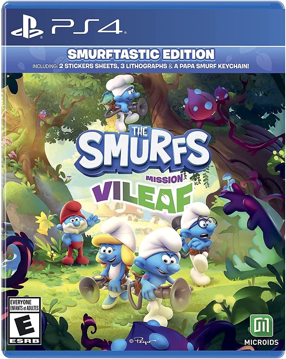 低価格の The Smurfs: PS4 - (輸入版:北米) Edition Smurftastic - Vileaf Mission ゲームソフト