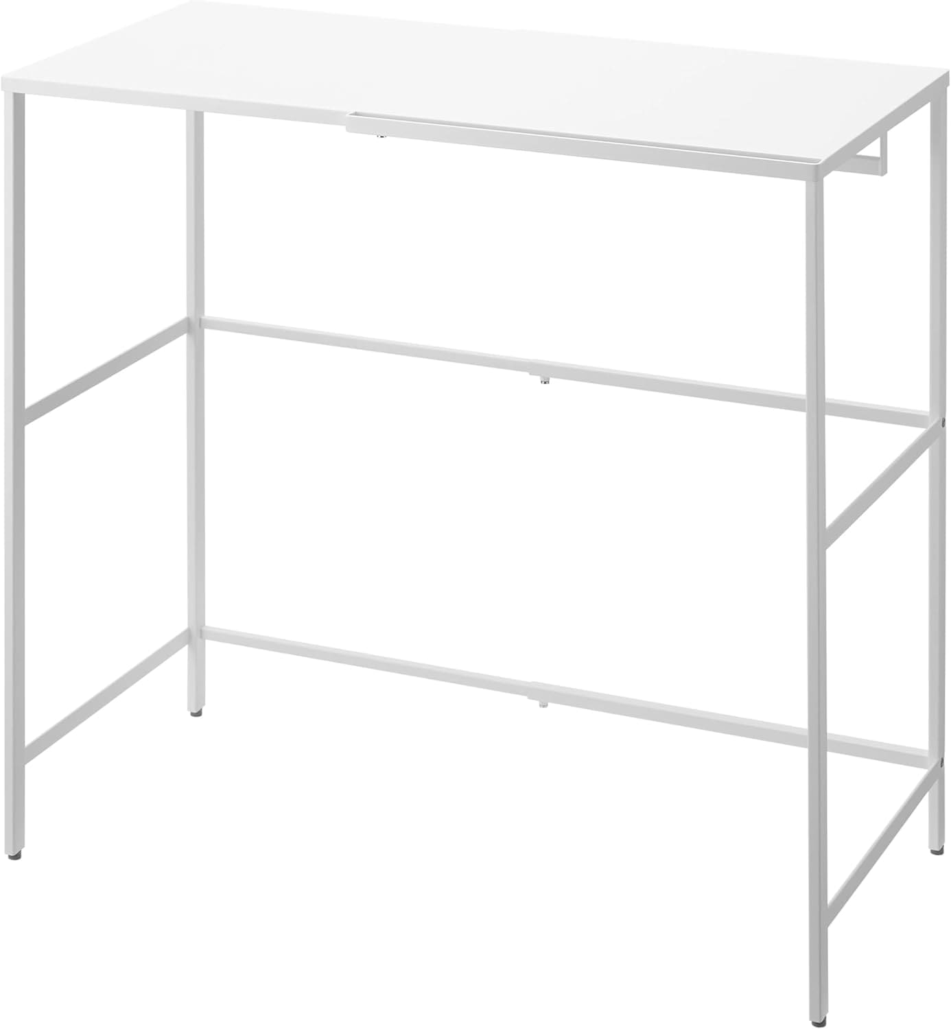 山崎实业 伸缩 便携箱上架 白色 约宽51~92×D48×H85cm 塔 Tower 行李箱 收纳架 带挂钩 有效利用空间 4370