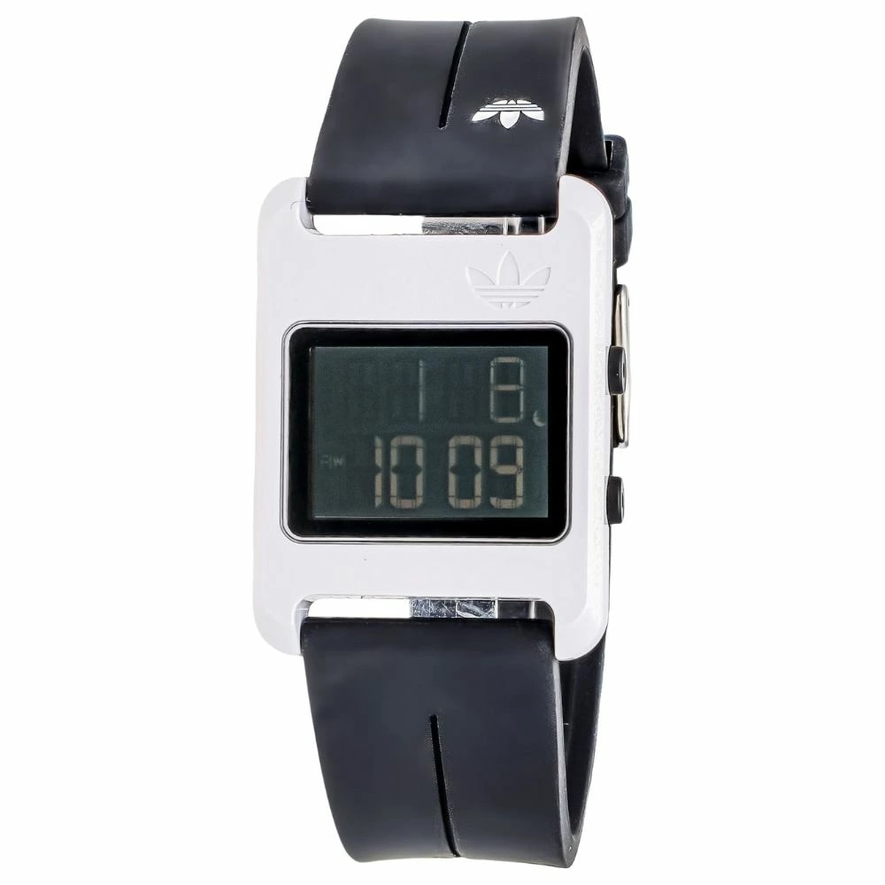 アディダス 腕時計 手表 メンズ 父の日 レディース 母の日 ブラック シリコン ベルト ブラック文字盤 軽い おしゃれ ブランド レトロ シンプル おしゃれ カジュアル デジタル 普段使い スポーツ