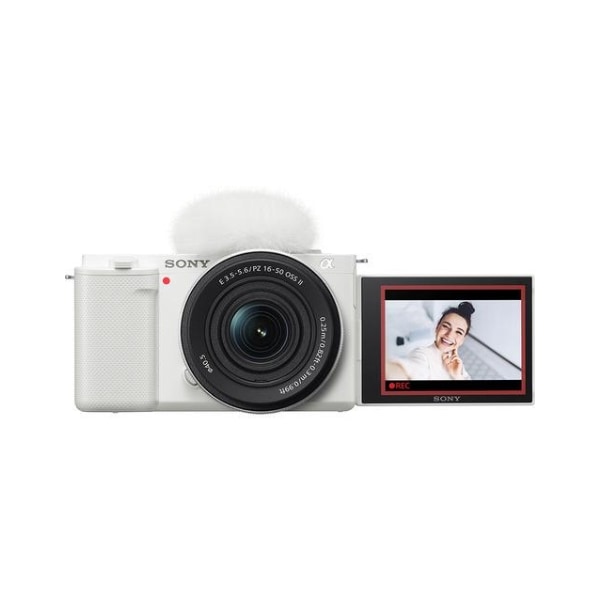ソニー カメラ ミラーレス一眼カメラ VLOGCAM ZV-E10K-W パワーズームレンズキット ホワイト SONY