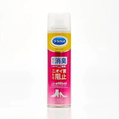 他サイト： ショールズウェルネスカンパニー　ドクターショール消臭抗菌 靴スプレー ベビーパウダーの香り 150mlの商品画像