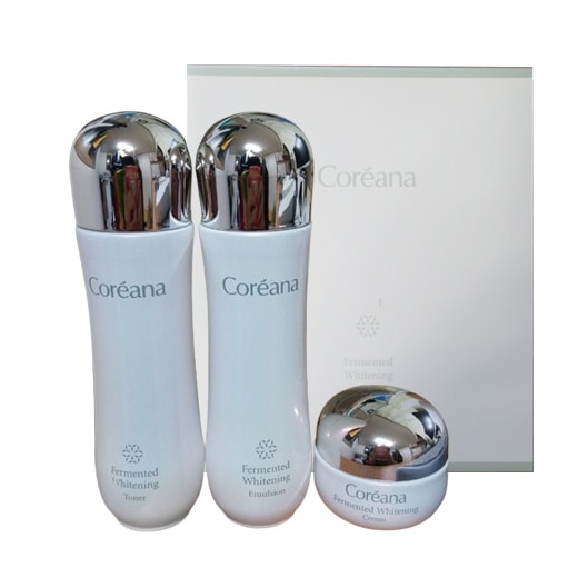 Coreana Fermented Whitening Skincare Set美容液
