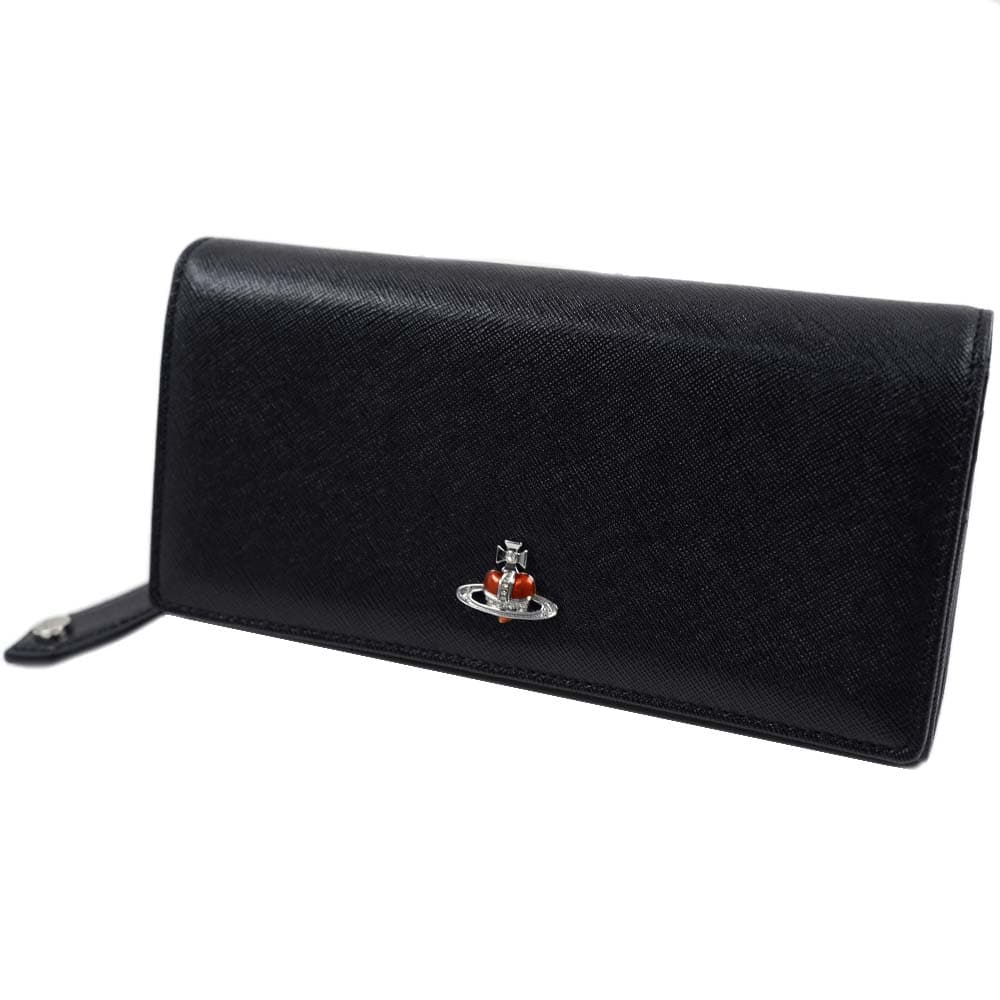 ヴィヴィアンウエストウッド 財布 長財布 二つ折り財布 ブラック レッド ディアマンテ オーブ ハート DIAMANTE ORB CLASSIC LONG WALLET Vivienne Westwo