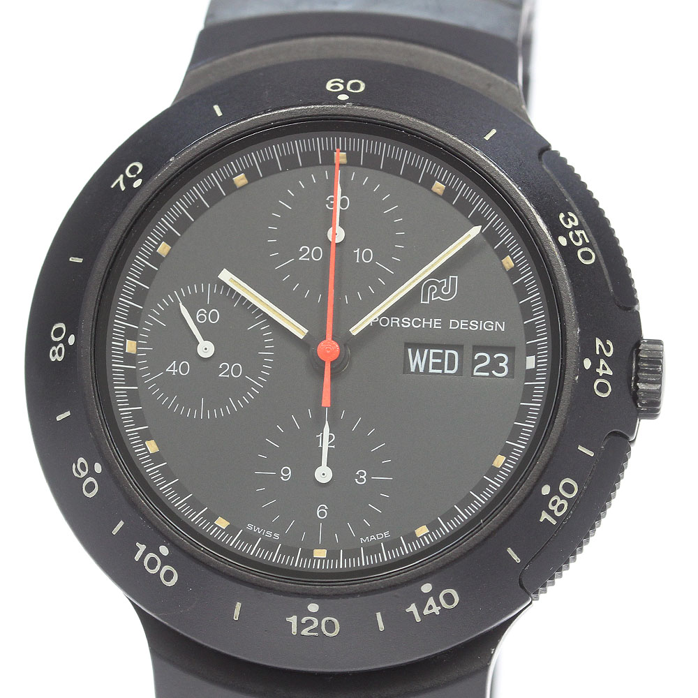 ポルシェデザイン Porsche Design スーパーライト クロノグラフ 自動巻き メンズ 保証書付き_848560【中古】