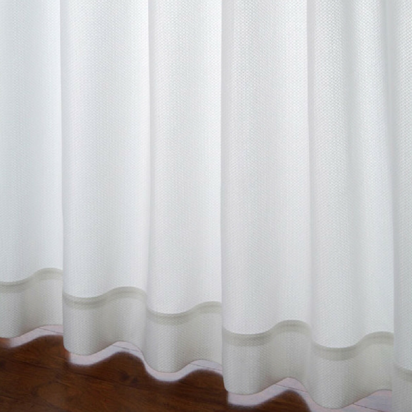 カーテン 2枚セット レースカーテン 約100×133cm~ UVカット レース 2枚組 防炎 ミラーレース ウォッシャブル おしゃれ シンプル 1人暮らし 子供部屋 新生活 模様替え 掃出窓 アイボ