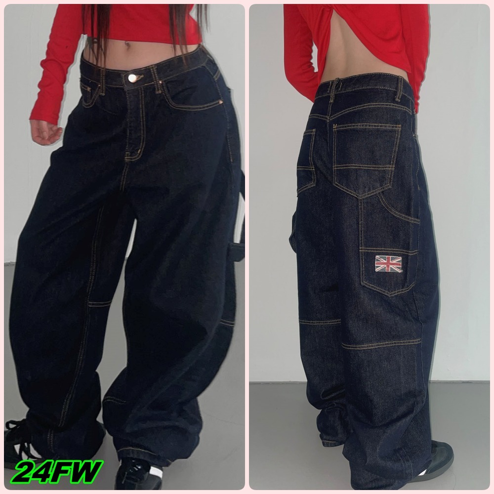 【THEAIRTOWN】24FW flag denim pt