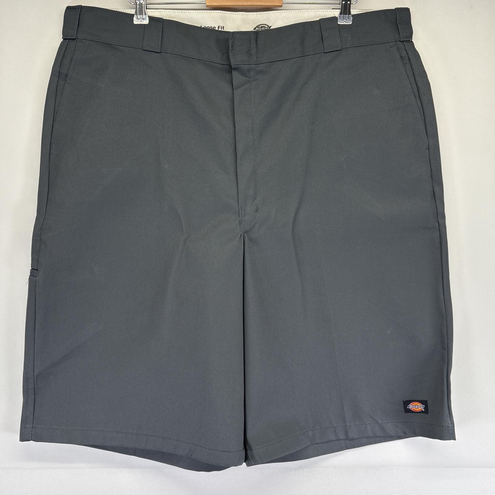 古着 ショートパンツ ワークパンツ タグ付き 大きいサイズ ルーズフィット ワンポイントロゴ w44 ダークグレー系 メンズ 5,005円