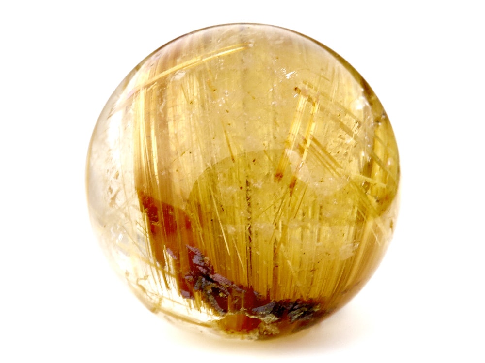 「1点もの 現品」 1粒売り ゴールドルチルクォーツ 11mm パワーストーン バラ売り 天然石 パワーストーン ばら売り ビーズ 穴あき 1玉売り アクセサリー パーツ ハンドメイド z458-m