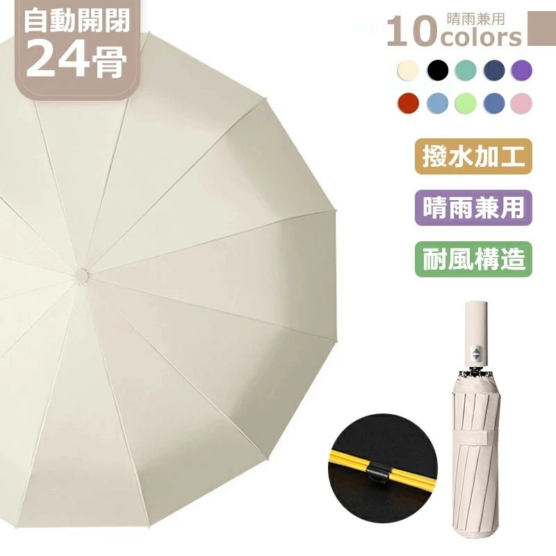 折りたたみ傘 ワンタッチ 折り畳み傘 自動開閉 24骨 日傘 雨傘 晴雨兼用 傘 撥水 梅雨対策 メンズ レディース 遮光 遮熱 コンパクト 大きいサイズ UVカット 頑丈 おりたたみ 撥水加工 逆戻