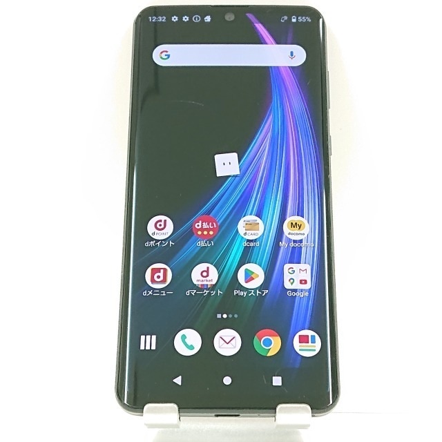 AQUOS zero2 SH-01M ドコモ アストロブラック 送料無料 本体 c08226 【中古】