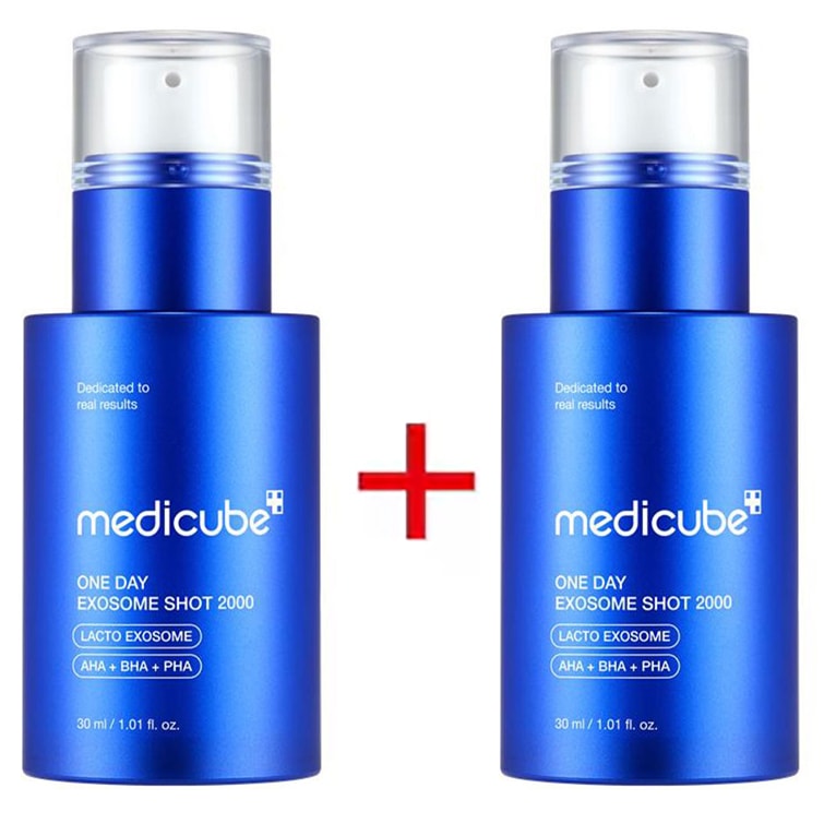 [1+1]ゼロ毛穴1DAYエクソソームショット2000 30ml+30ml / 毛穴美容液 韓国正規品