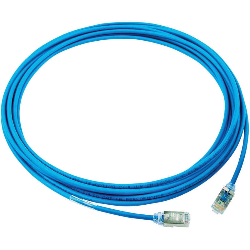 パンドウイット　カテゴリ6A細径シールドパッチコード 5m 青　STP28X5MBU