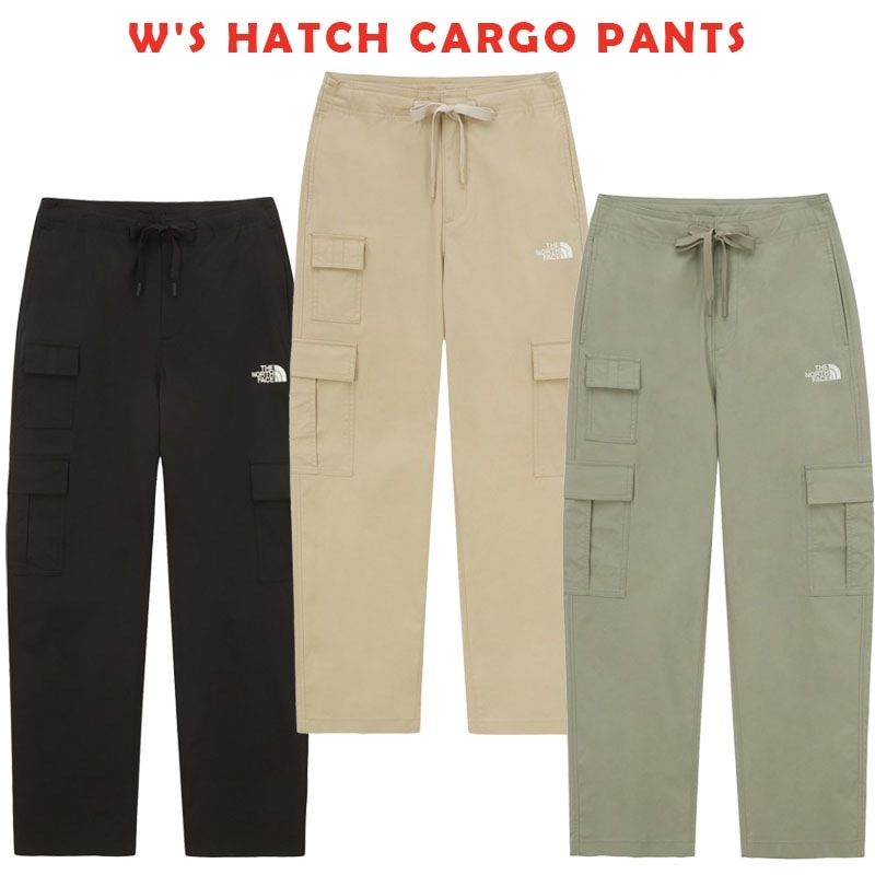 韓国正規品保証 関税負担なしNP6NQ87A WS HATCH CARGO PANTSデイリー 基本 着装 男子 女子 人気 韓国 ファッション 男女共用 アウトドア