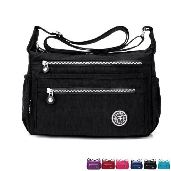 ショルダーバッグ ナイロン レディース メンズ アンティーク調 おしゃれ 斜めがけ 軽量 軽い 大容量 収納 仕切り