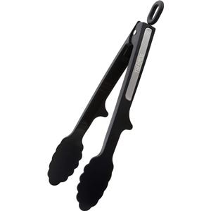 (36個セット) サーモス ナイロン トング 約幅3.5cm ブラック ストッパー付き 食洗機対応 ふっ素コーティング キッチン 台所