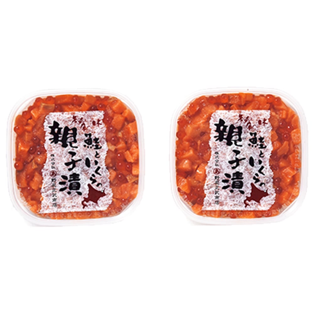 TVで紹介 鮭といくらの親子漬け (2個入り) 野尻正武商店 産地直送 FUJI
