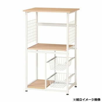 弘益（KOEKI） UTILITY キッチンラック ナチュラル KR600NA