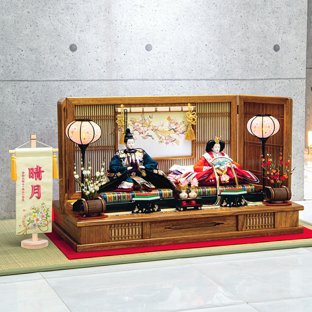 雛人形 ひな人形 お雛様 おひなさま かわいい 手作り 2022年 新作 秀光 限定品 送料無料 コンパクトミニ 初節句 ひな祭り 親王 二人 ２人 平飾り 男雛 女雛 買得 お得 人気 ランキング