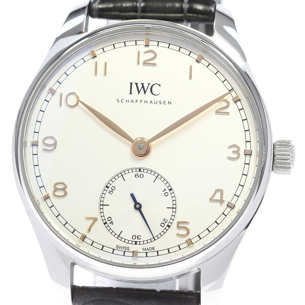 IWC IWC SCHAFFHAUSEN IW358303 ポルトギーゼ オートマティック40 スモールセコンド 自動巻き メンズ 良品 箱付き_870239【中古】