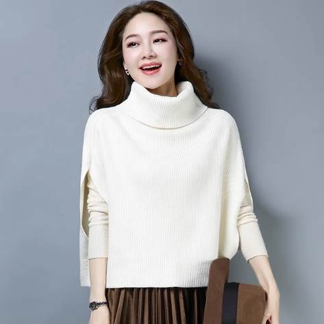 ポンチョ トップス セーター タートルネック ワイド デザイン ニュアンス リブ 伸縮性 M L XL 2XL 3XL カラバリ 暖かい かわいい 大人可愛い きれいめ シンプル カジュアル おしゃれ