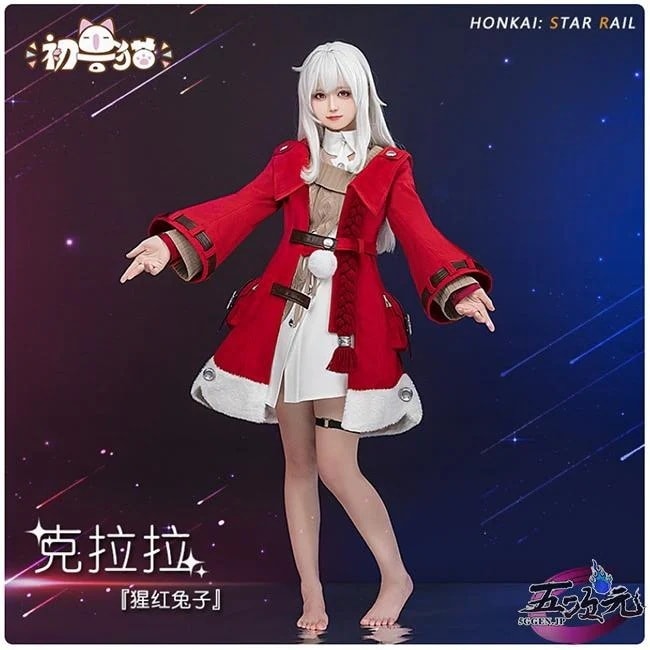 「新品・即納可能」 初獣猫　崩壊スターレイル　コスプレ　クラーラ　衣装　ins大人気 ウィッグ　髙!品!質