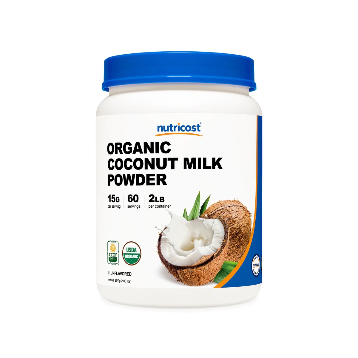 [USA] Nutricost ニュートリコスト Coconut Milk Powder 無味 (Organic) (2 LB)