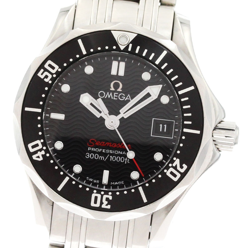 オメガ OMEGA 212.30.28.61.01.001 シーマスター300 デイト クォーツ レディース 保証書付き_869170【中古】