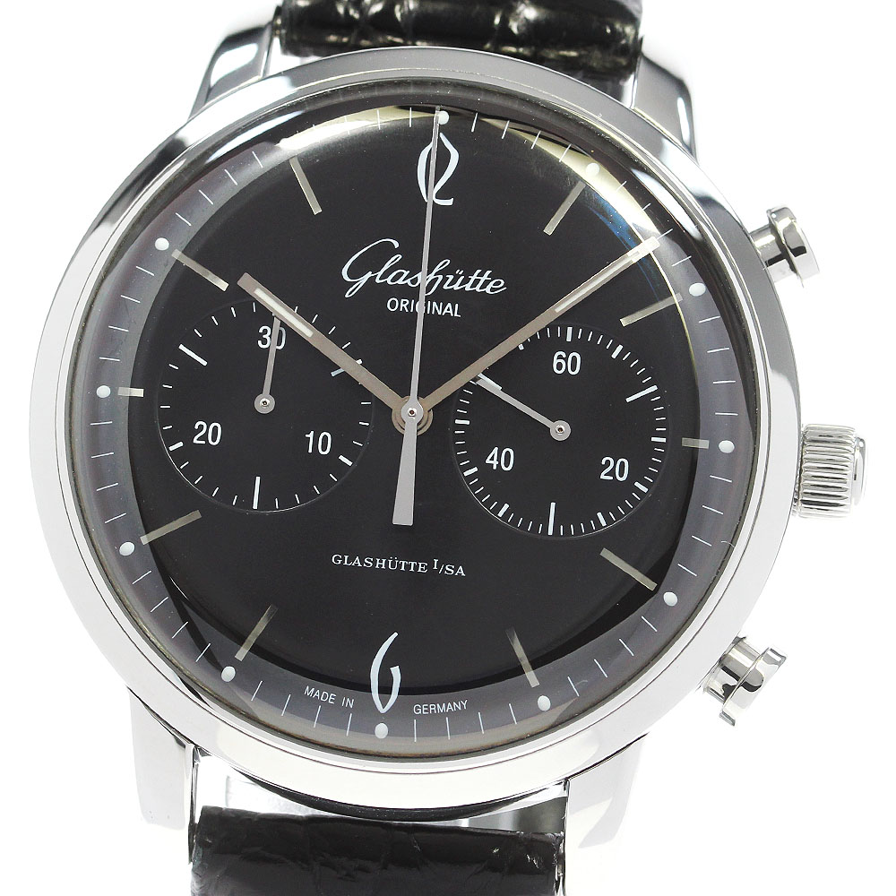 グラスヒュッテ・オリジナル GLASHUTTE ORIGINAL 39-34-02-22-04 シックスティーズ クロノグラフ 自動巻き メンズ 良品 _837272【中古】