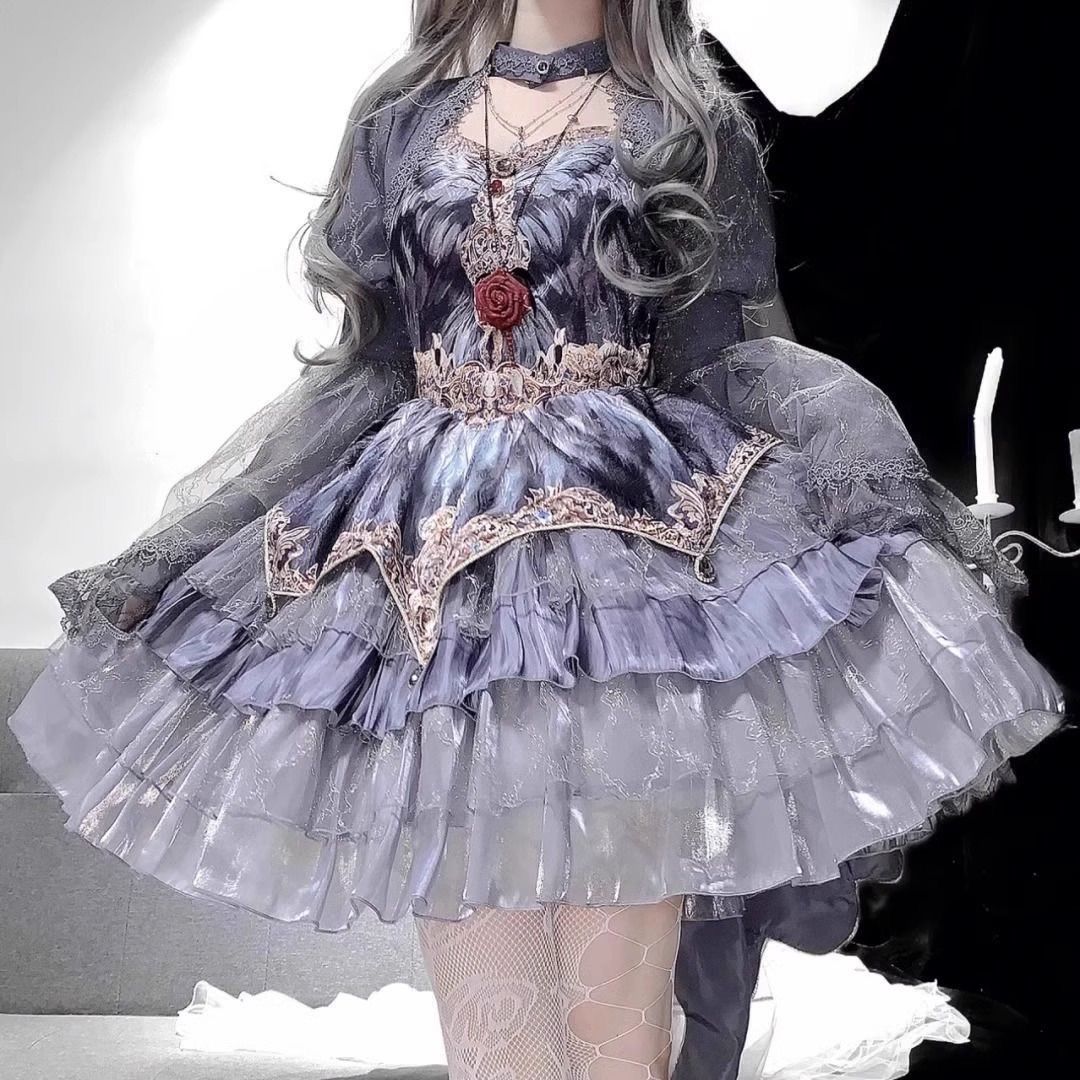 今季新作ロリータ 白鳥の舞曲 lolitaLolita ケーキ姫 ワンンピース
