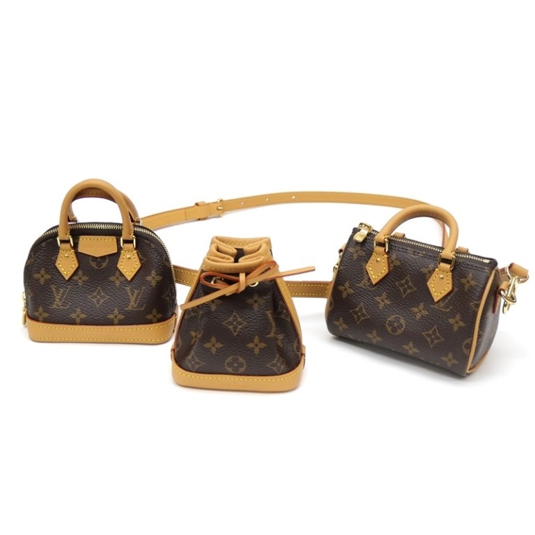 ルイ・ヴィトン LOUISVUITTON ショルダーバッグ トリオミニアイコン M81081 モノグラム 【中古】(65569)