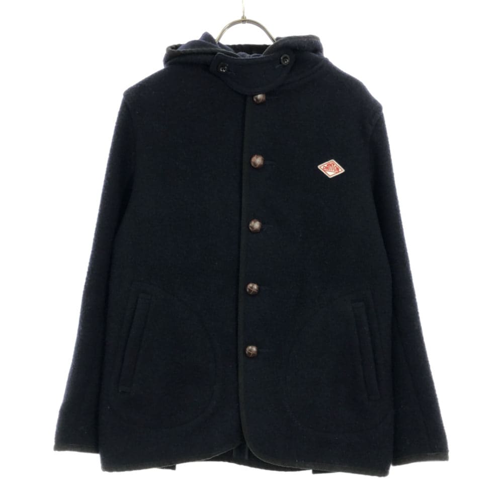 日本製 ウールブレンド ジャケット 36 ネイビー メンズ