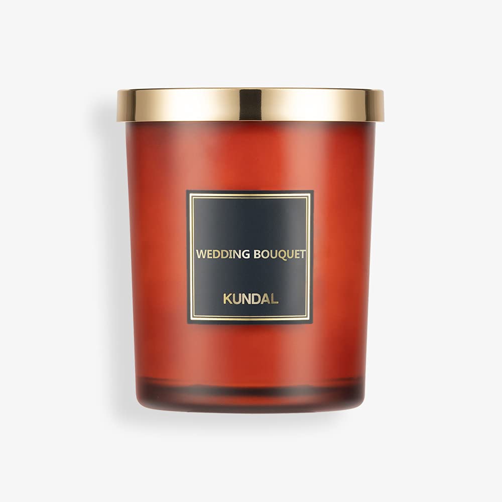 [KUNDAL公式]クンダル パフュームソイキャンドル500g ウェディングブーケ Perfume Natural Soy Candle 500g Wedding Bouquet