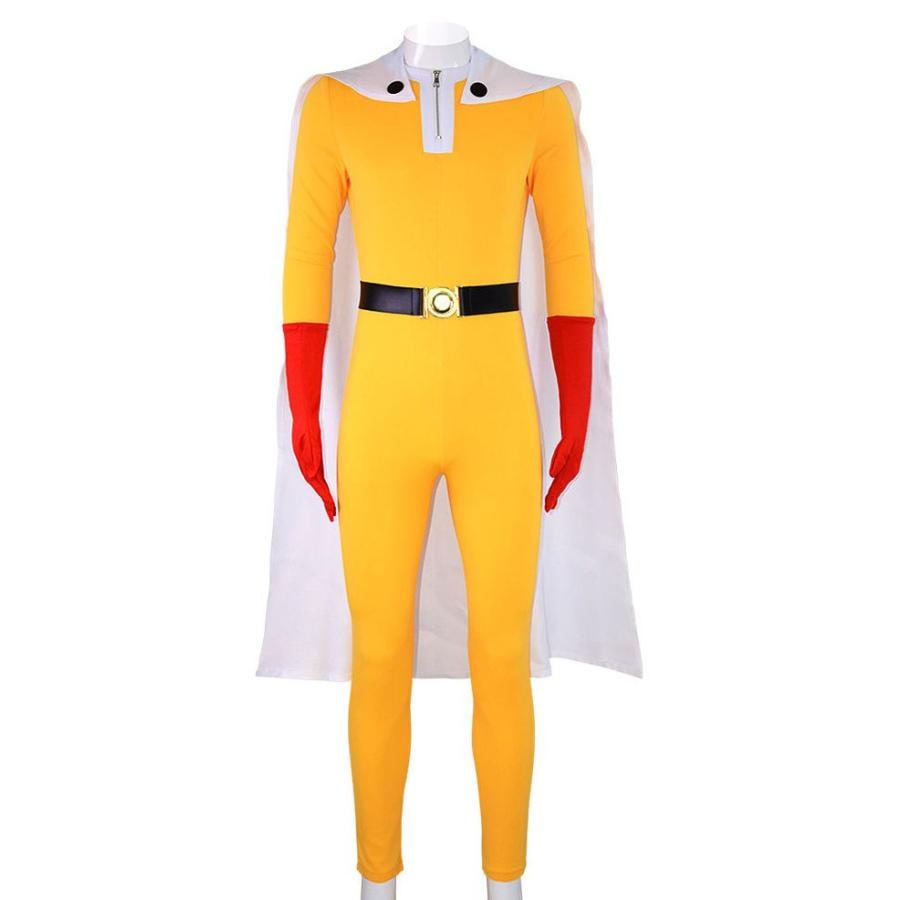 【品質保証 一部分3日出荷】ワンパンマン サイタマ コスチューム コスプレ衣装 4点セット サイズ SXXXL 4,299円