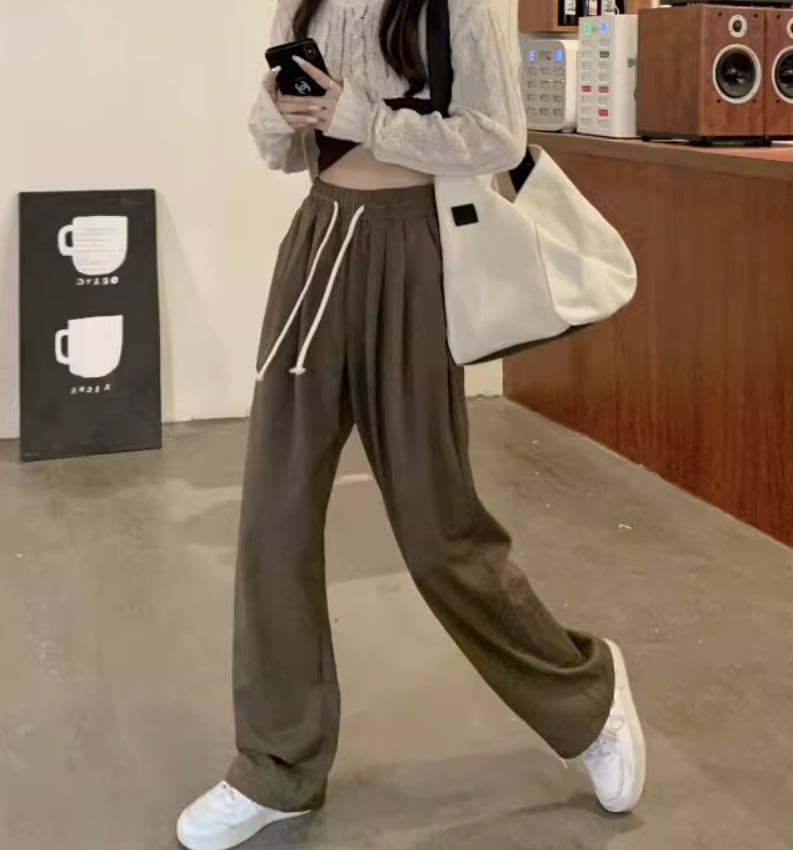 ボトムス デート モテアイテム スウェットパンツ ストレート コットン 大人可愛い きれいめ 上品 おしゃれ かっこいい 大人可愛い ラブリー キュート ガーリー クール モード系 セクシー