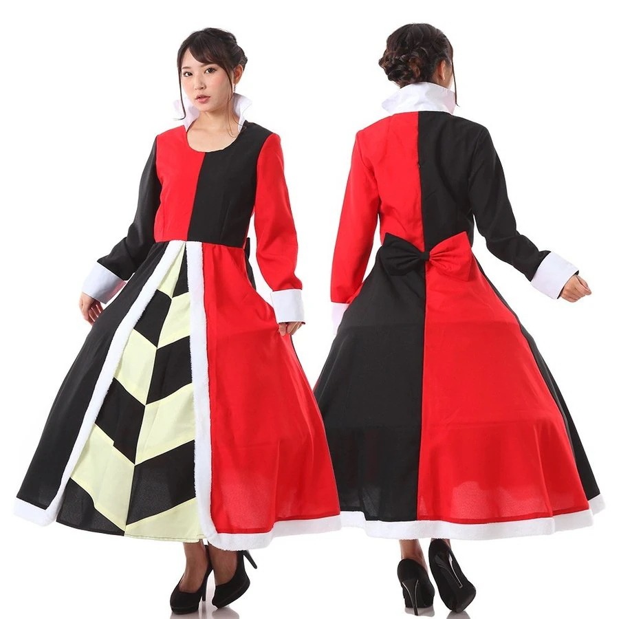 ハートの女王 コスプレ ドレス 衣装 仮装 アリス 女王 コスチューム コス