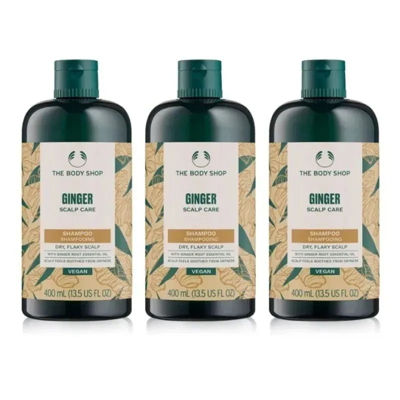 生姜 ジンジャーシャンプー 400ml (3個) フケ除去頭皮ケア スカルプケア