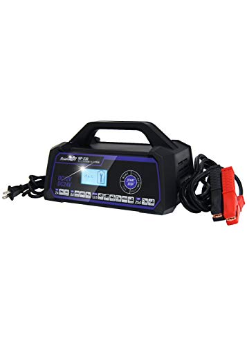 メルテック バッテリー充電器 (バイク/普通車/大型車/トラック/建機) セレクト式自動パルスタイプ 9,555円
