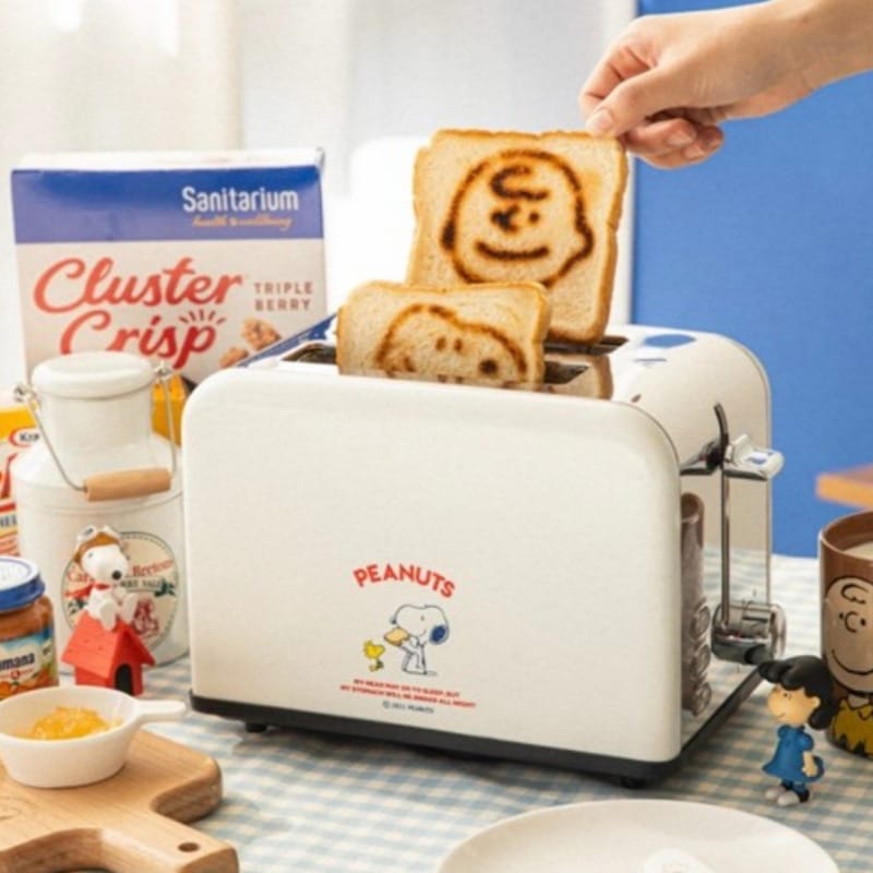 SNOOPY - スヌーピー トースター ポップアップ トースター キャラ 家電 キッチン グッズ 小型 縦