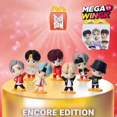 Qoo10] HYBE 【韓国マクドナルド限定】BTS Tiny : KPOP
