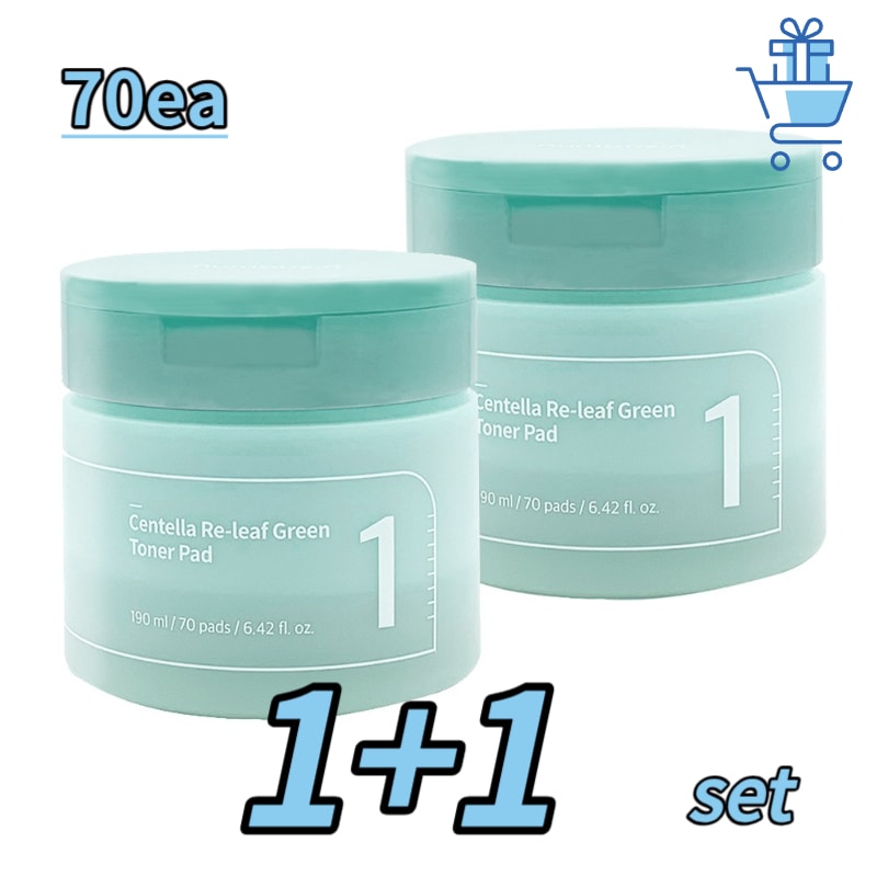 [1+1] 1番 シカ丸ごと水分鎮静パッド, 70ea【正規品】 韓国ブランド