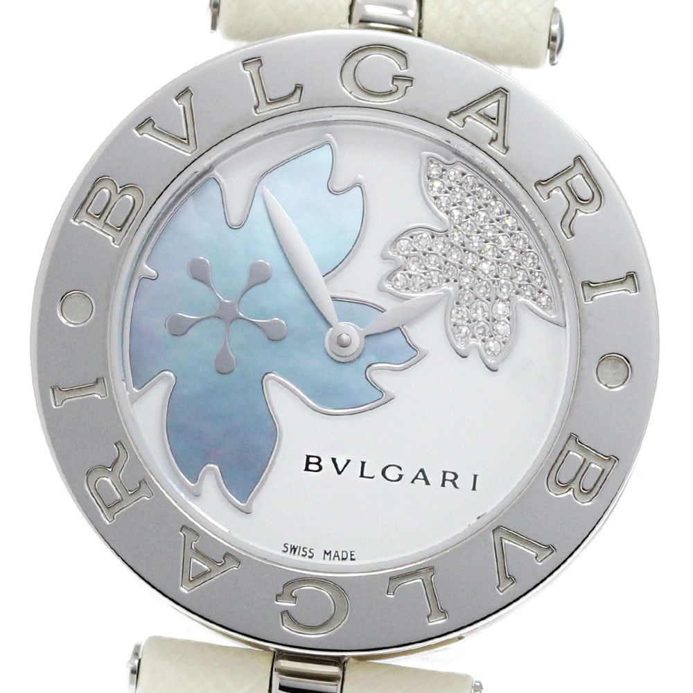 ブルガリ BVLGARI BZ30S B.zero1 ダイヤモンド クォーツ レディース 良品 箱付き_847702【中古】